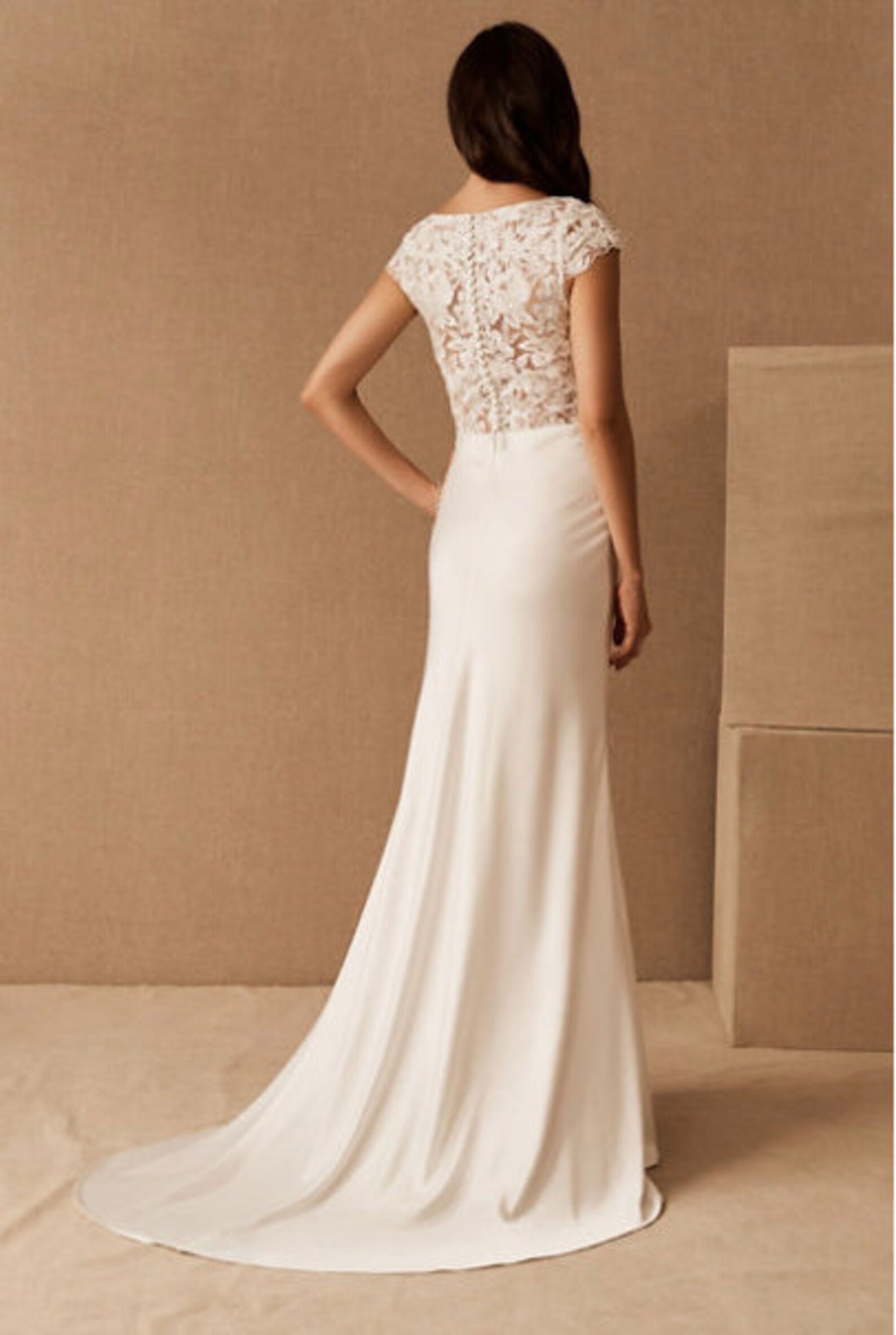 XSXL Wedding Dress With Train PDF Sewing Pattern Aline Etsy