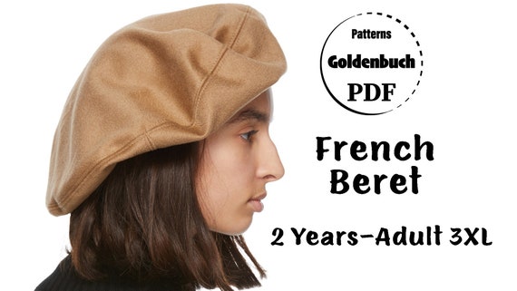 Unisex Beret Hat PDF Sewing Pattern Infants Kids Teens Adults | Etsy