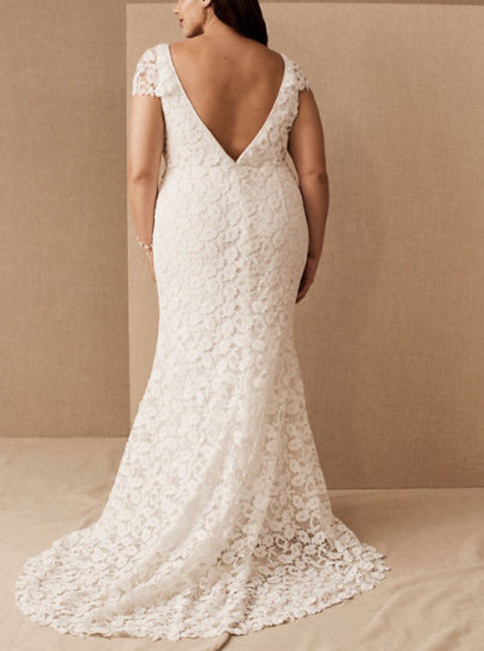 XSXL Wedding Dress With Train PDF Sewing Pattern Low V Back Etsy