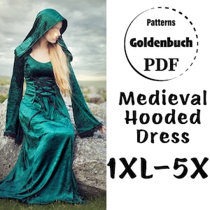 Long sleeve medieval dress outlet