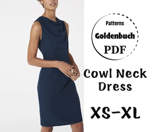 Cowl Neck Dress | Etsy