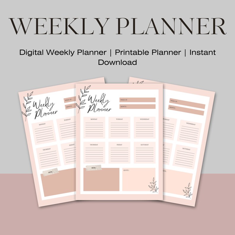week task planner week task planner