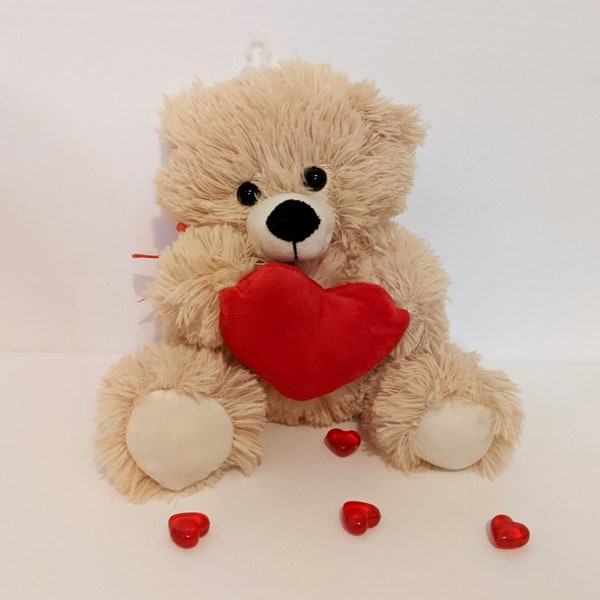 Customizable Teddy Bear with Heart