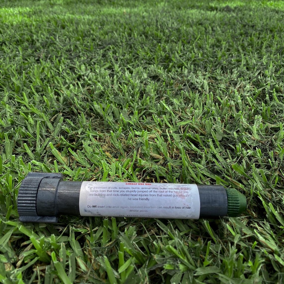 RUST Game Syringe Prop Replica FIGURE 7 Hand Painted Etsy