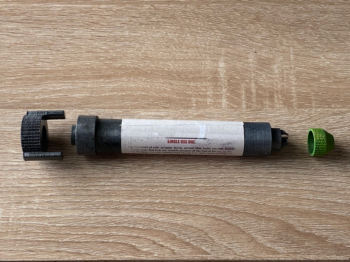 RUST Game Syringe Prop Replica FIGURE 7 Hand Painted Etsy