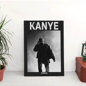 Kanye West Gold Digger Music Lyrics Print Canvas Poster Bedroom