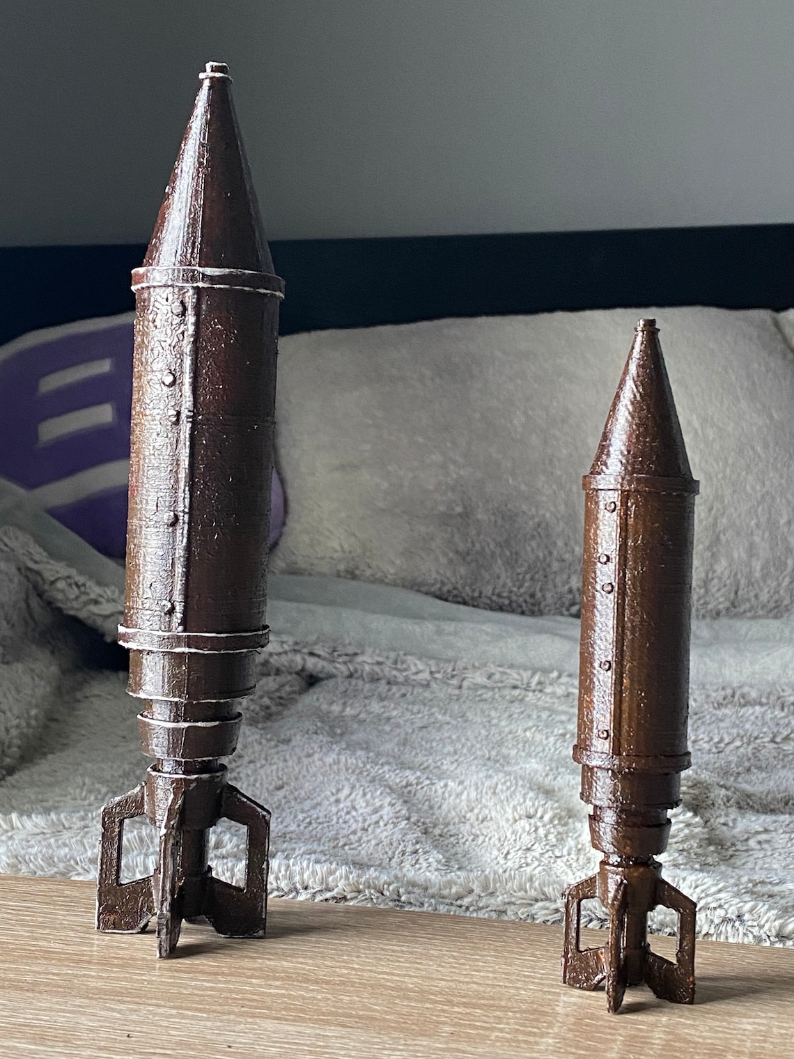 RUST ROCKET Prop Replica Figure 7/10'' Hand Etsy