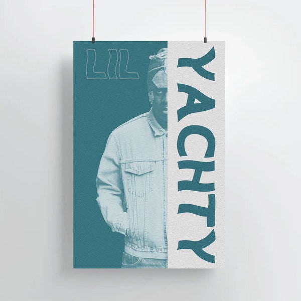 Lil Yachty Rap Poster Custom Made Poster With Glossy Photo Paper for Dorm Decor & Teen Room Art | Pop Art Print