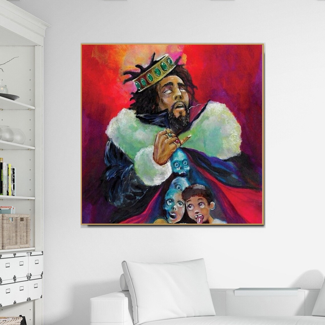J. Cole KOD Music Poster Album Cover Art Wall Art Fashion Etsy