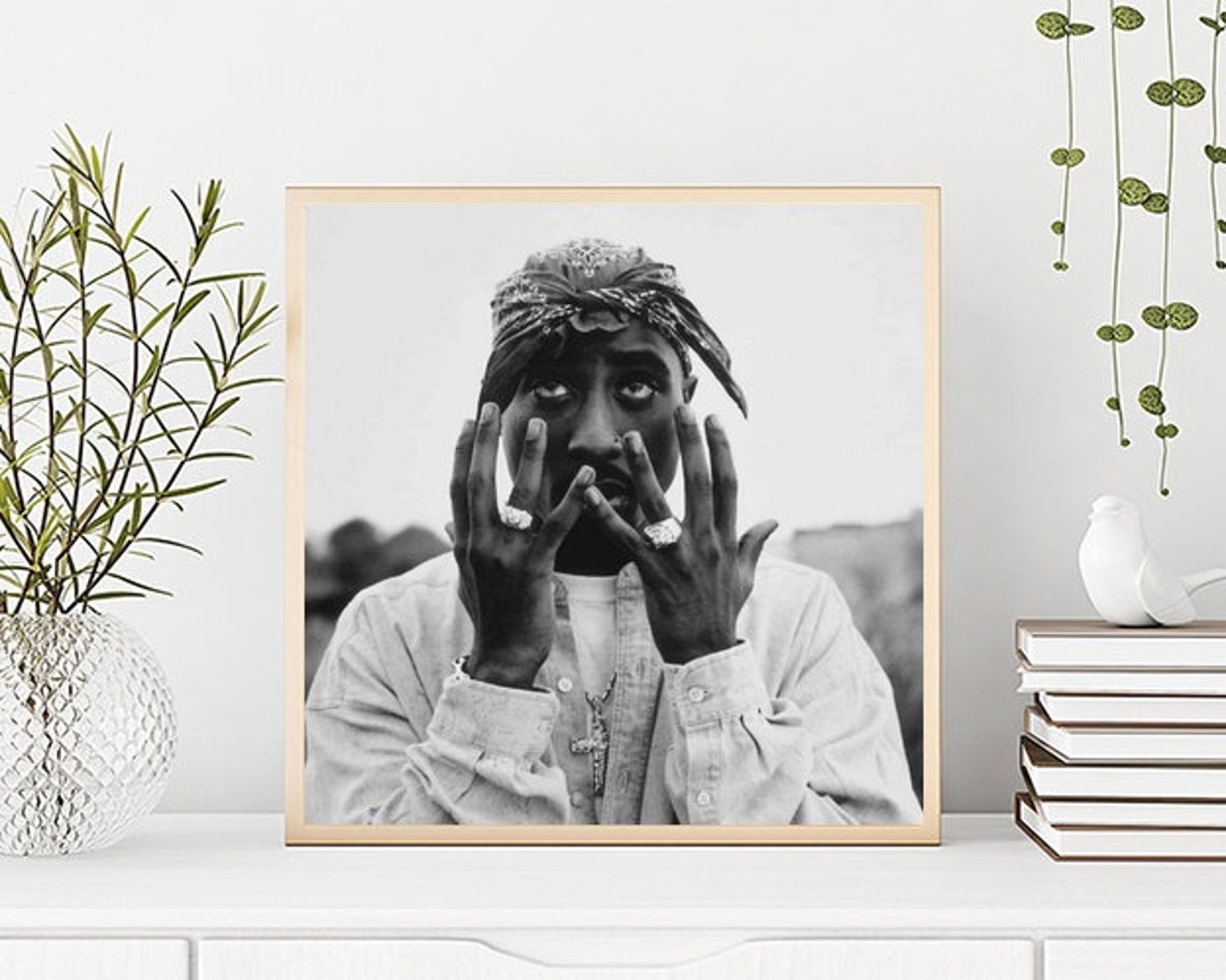 Tupac 2Pac Music Poster Album Cover Art Wall Art Fashion | Etsy