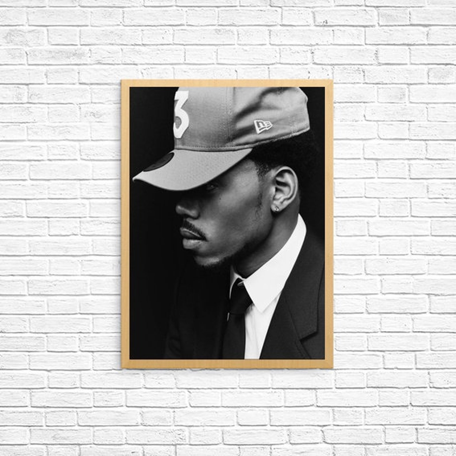 Chance The Rapper PosterCelebrities poster Retro Poster Wall Etsy