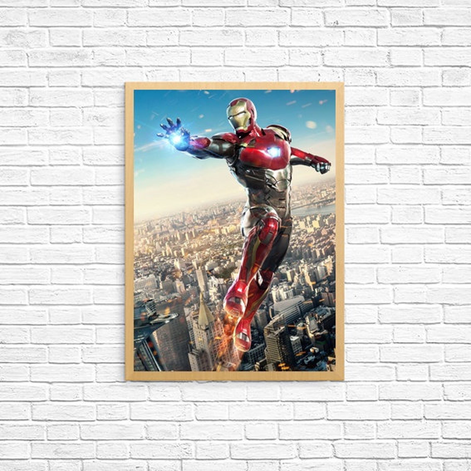 Iron ManMovie Poster Wall Art Painting Wall Decor Etsy