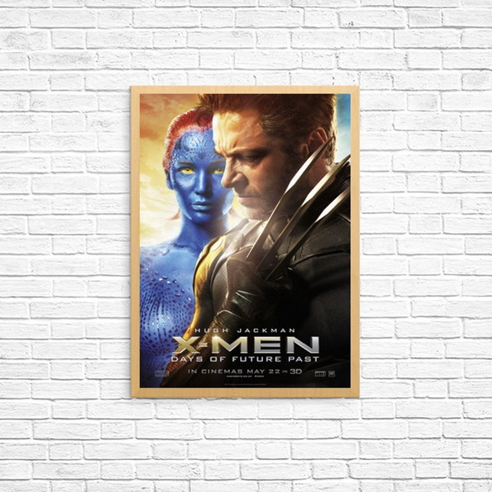 X men Movie Poster Wall Art Painting Wall Decor Etsy