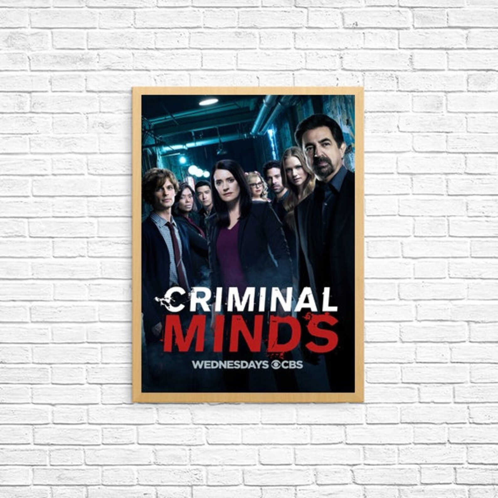 Criminal Minds Movie Poster Wall Art Painting Wall Decor Etsy