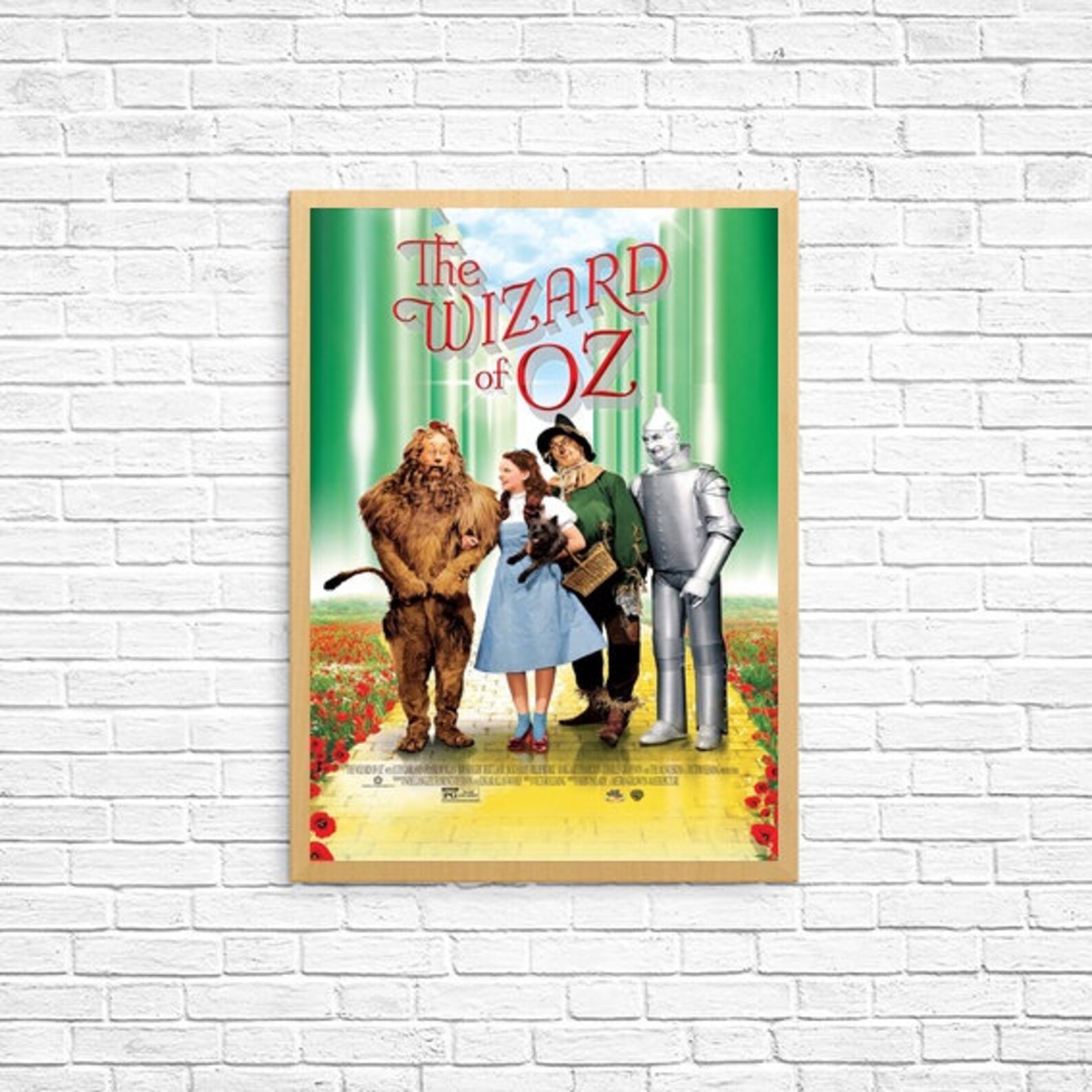 Wizard Of Oz Movie Poster Wall Art Painting Wall Decor Etsy