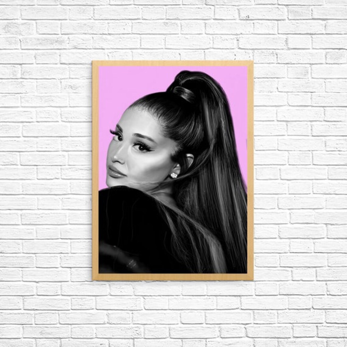 Ariana Grande PosterCelebrities poster Retro Poster Wall Art Etsy