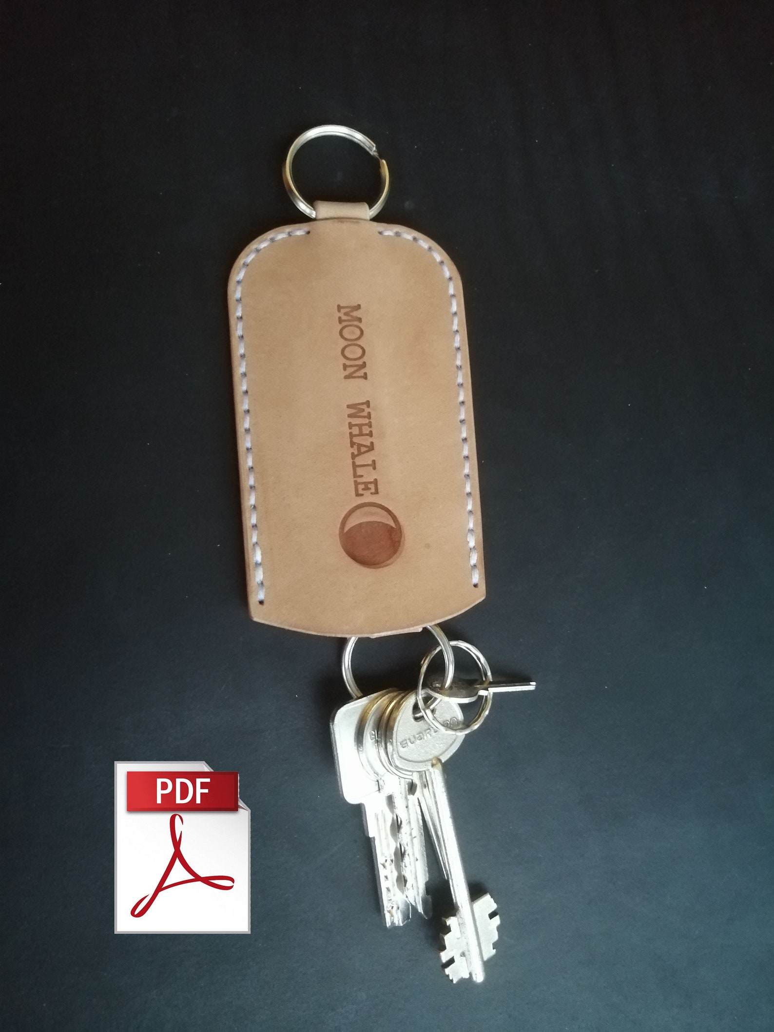 Leather Key Holder Pattern Leather Key Pouch Pattern Etsy