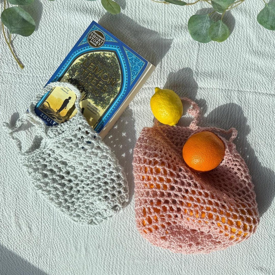 Reusable Crochet Market Bag Pattern | Beginner Mesh Tote | Small ...