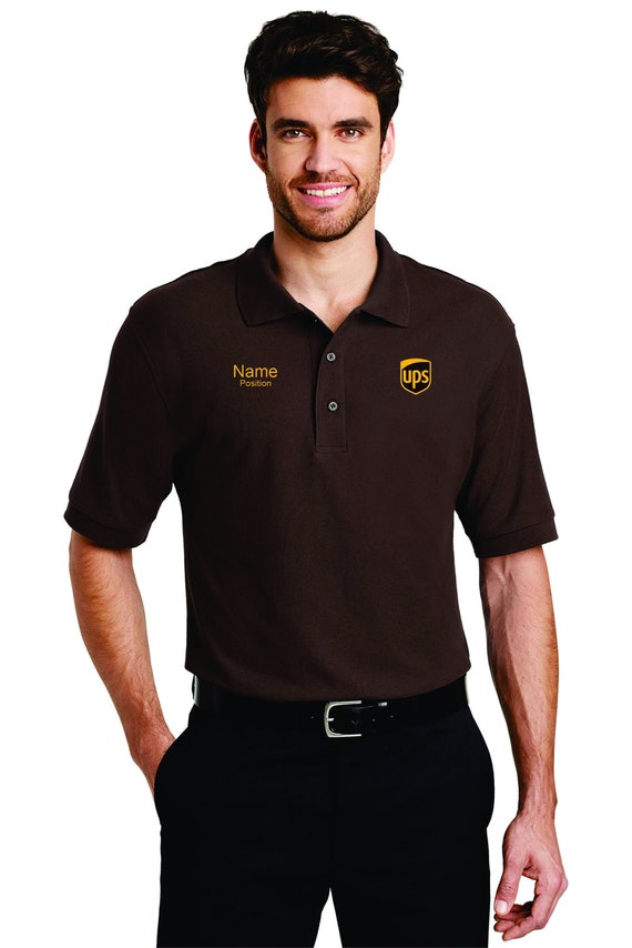 UPS United Parcel Service Mens Embroidered Pocket Polo Shirt XS-6XL LT-4XLT New 