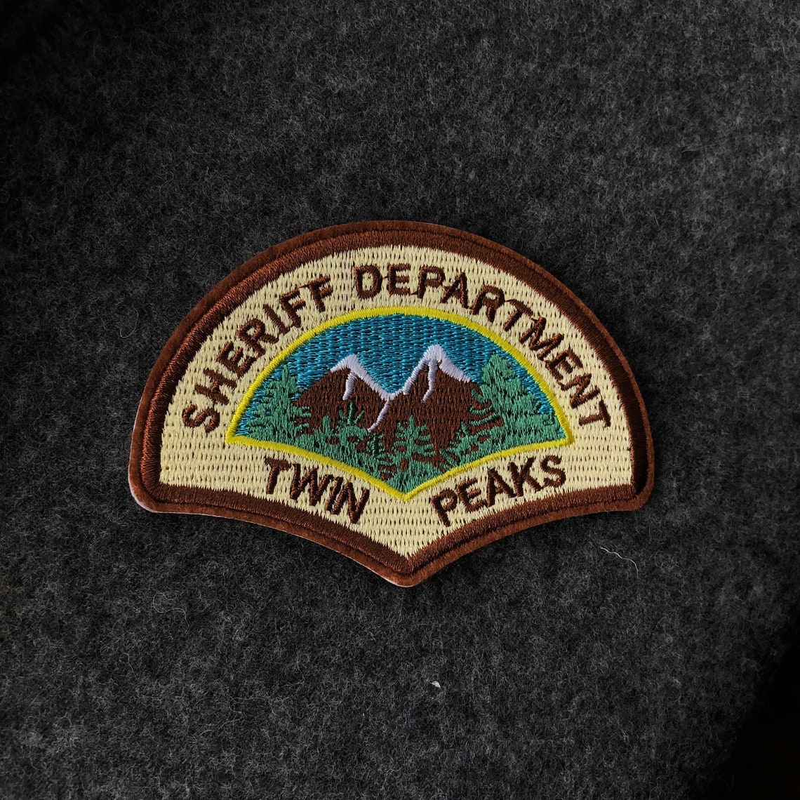 Twin Peaks Inspired Sheriff Department Iron-On Patch | Etsy