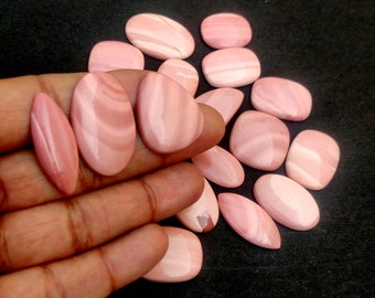 Natural Australian Pink  Cabochon Lot Wholesale Gemstone Bulk Designer Crystal Gemstone DIY-ART-CRAFTS Pendant Jewelry making supply