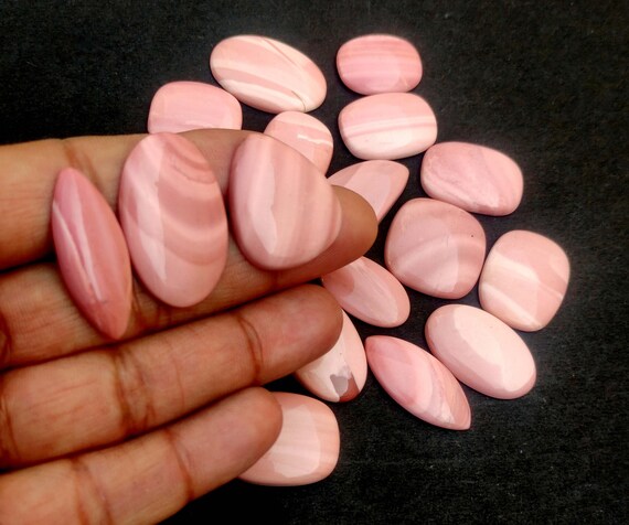 Natural Australian Pink Cabochon Lot Wholesale Gemstone Bulk