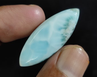 Larimar Cabochon, Loose larimar, Dominican Larimar Cabochon FlatBack Pendant Stone Loose Gemstone For Jewelry Making cabs