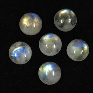 Rainbow Moonstone, Round Shape Moonstone 4 MM To 11 MM Loose Moonstone Cabs, Multi Fire Moonstone, loose Moonstone, Ring Size Moonstone Cabs