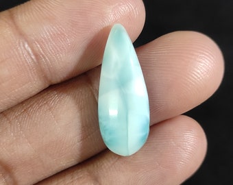 Larimar, larimar gemstone, larimar cabochon, Loose larimar, AAAQuality Dominican Larimar Cabochon FlatBack Pendant Stone Loose Gemstone Cabs
