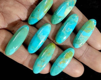 TRES RARE ~ Cabochon coussin malachite verte naturelle pierre précieuse