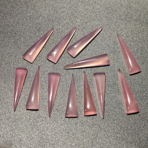Natural Pink Chalcedony Cabochon Onyx Gemstone Loose Cabs, Pyramid Shape, Real Chalcedony, Wholesale Supplies, For Jewellery Settings