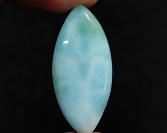 Larimar gemstone, larimar cabochon, Loose larimar, AAA Quality Dominican Larimar Cabochon Flat Back Pendant Stone Loose Gemstone Cabochon