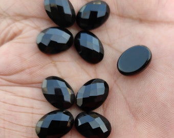 13x18mm Indian Black Agate Onyx Oval Loose Beads 15" 13x18mm Indian Black Agate Onyx Oval Loose Beads 15"