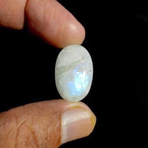 Rainbow Moonstone Cabochon,  Natural Moonstone Cabs, AAA+ Quality Moonstone Gemstone for sale, Top Quality White Rainbow Stone for Jewelry