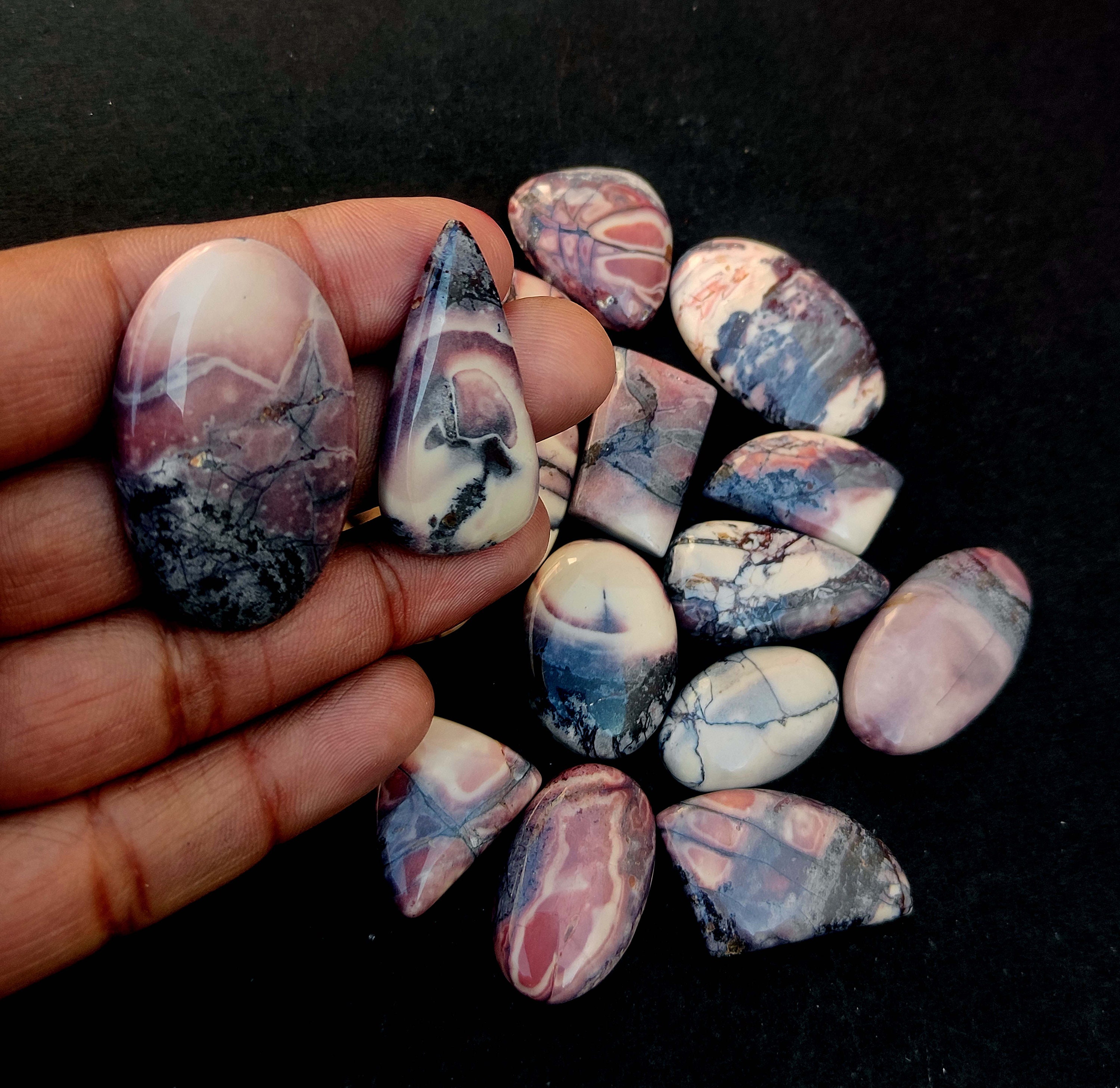 Porcelain Jasper Cabochon, Sci Fi Jasper, Wholesale Jasper