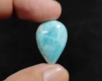 Natural Larimar, larimar gemstone, larimar cabochon, Loose gemstone,  Dominican Larimar Cabochon Flat Back Pendant Stone Loose Larimar Cabs