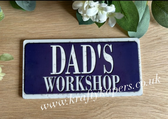 Dad Grandad Signs | Home Signs | Door Sign | Room Sign | Bar Room Decor | Workshop Home Decor | Man Cave Decor | Home Decor | Home Room Sign