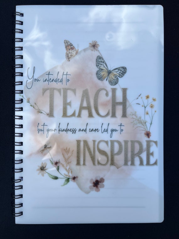 Personalised Teachers Notebook | Back to School | Teacher Gift | Teacher Christmas Gift | Teacher Appreciation Gift | Thank You Teacher Gift