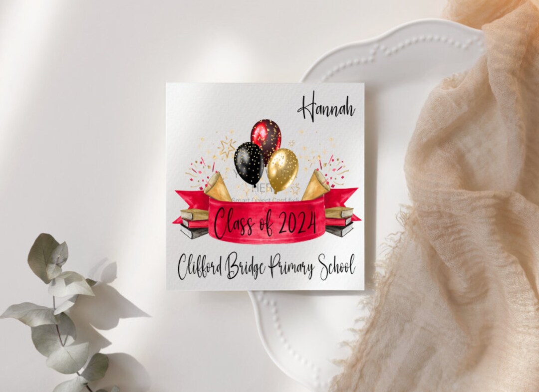 Personalised Class of 2024 Fireworks Leavers Card Year 6 Leavers Card ...