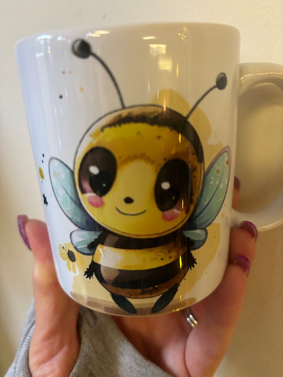 Beeutiful Bee  Mug or Coaster | Bee Lover Gift | Gift For Him or Her | Birthday Gift | Anniversary Gift | Secret Santa Present Gift