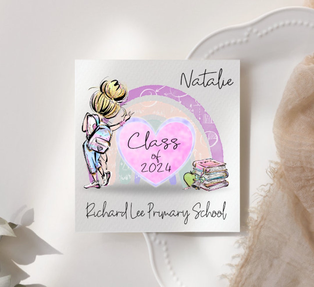 Personalised Class of 2024 Leavers Card Year 6 Leavers Card Year 12 ...