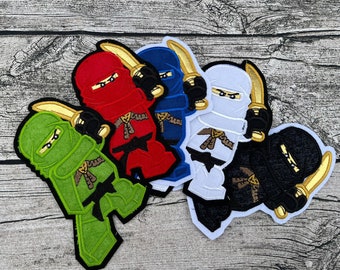 Ninja Warrior Badge Iron-on Applique Ninjago