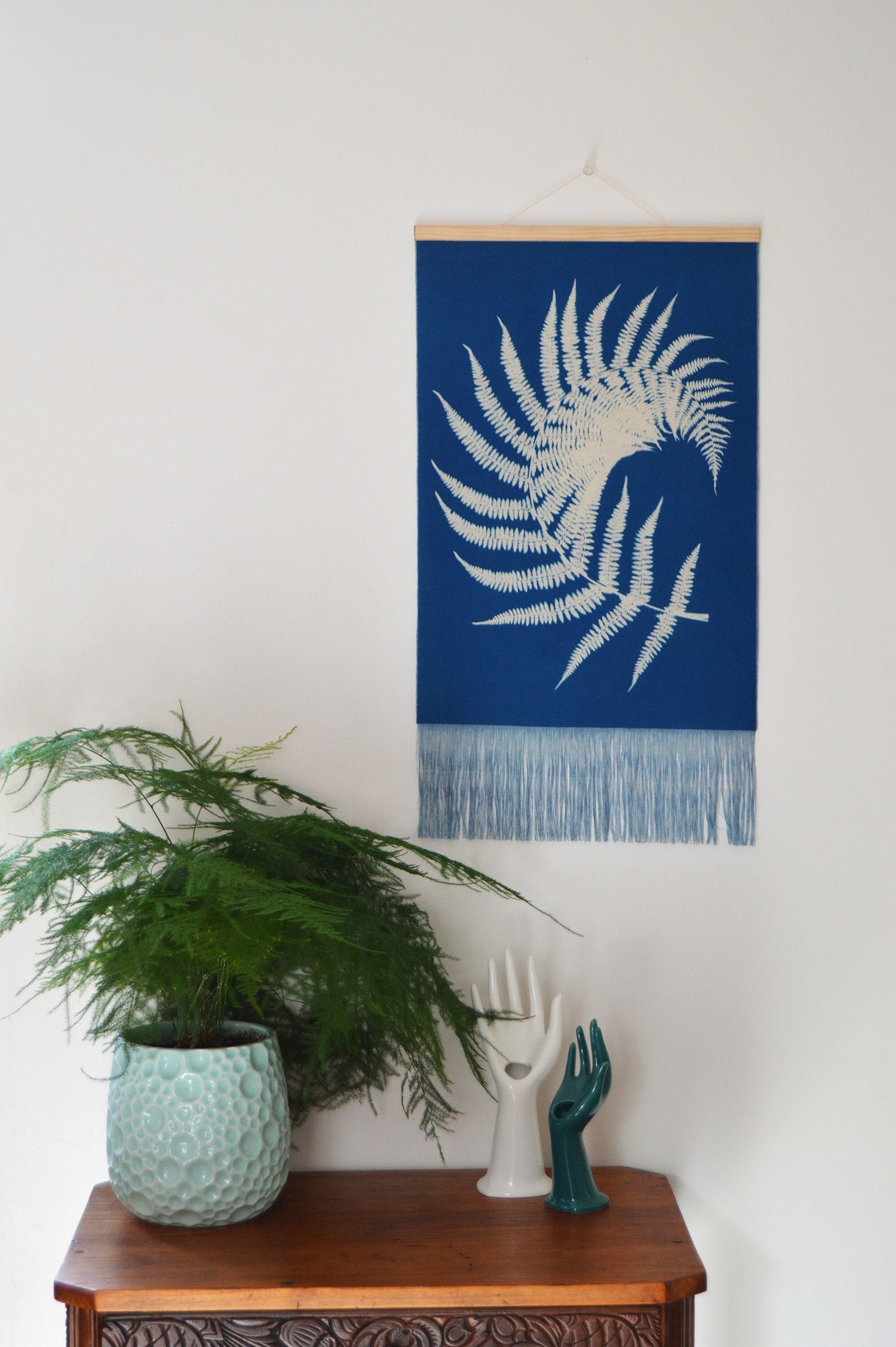 Cyanotype Sur tissu Feuille