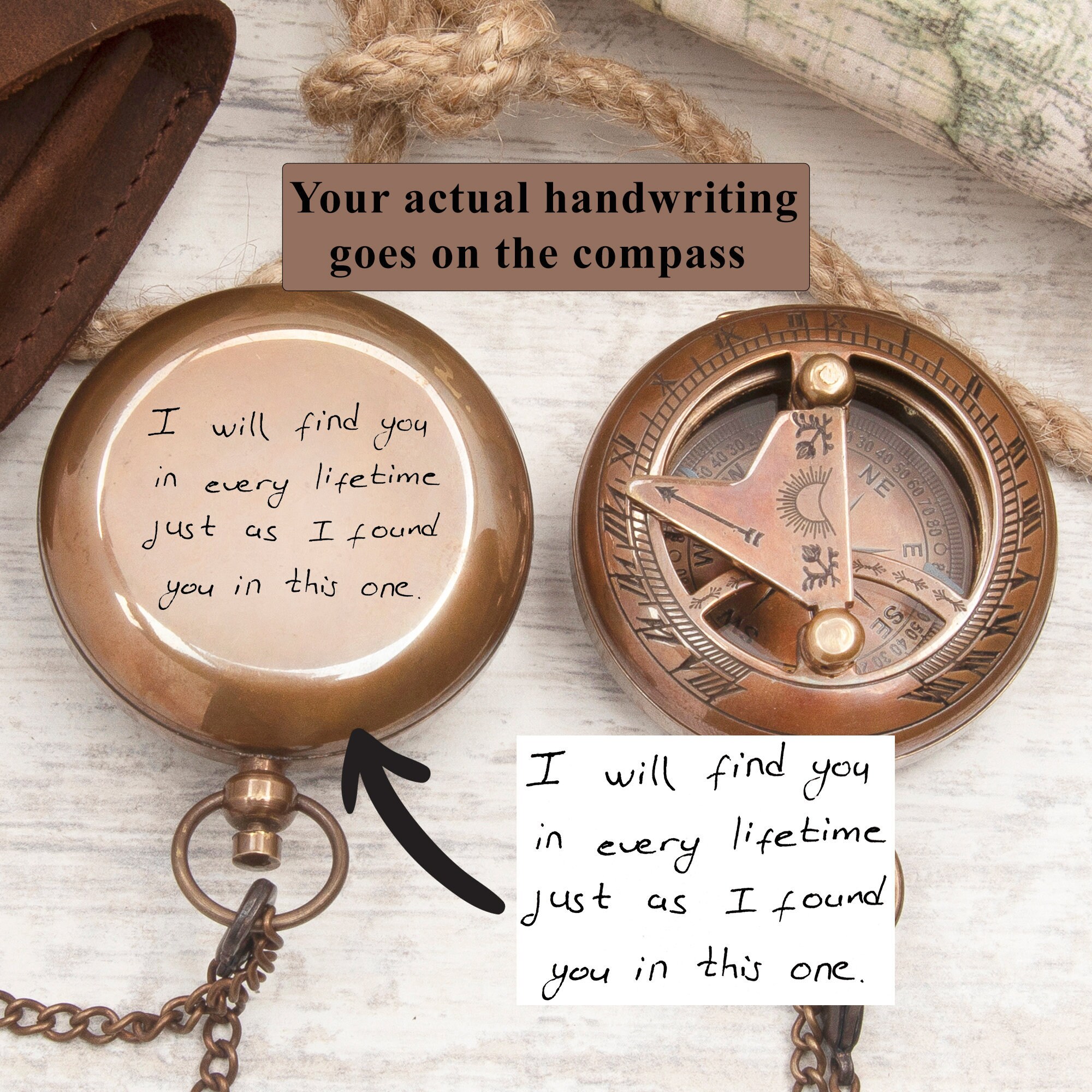 Engraved Compass for Confirmation Gifts Baptism Gifts Best | Etsy