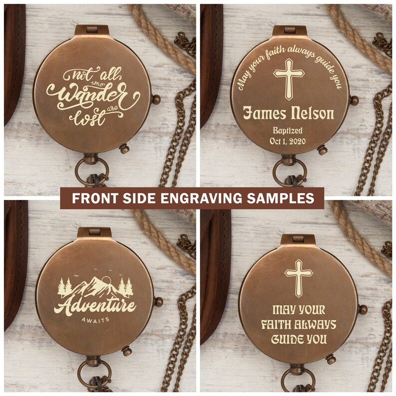 Engraved Nautical Compass: Baptism/communion/confirmation Gift - Etsy