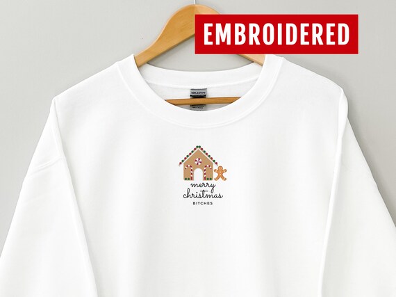 Merry Christmas Bitches Embroidered 