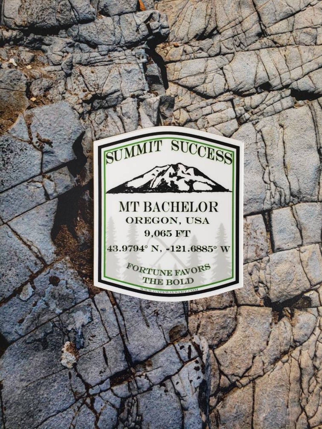 Summit Success Sticker Mount Bachelor Summit Sticker | Weatherproof Vinyl - Etsy