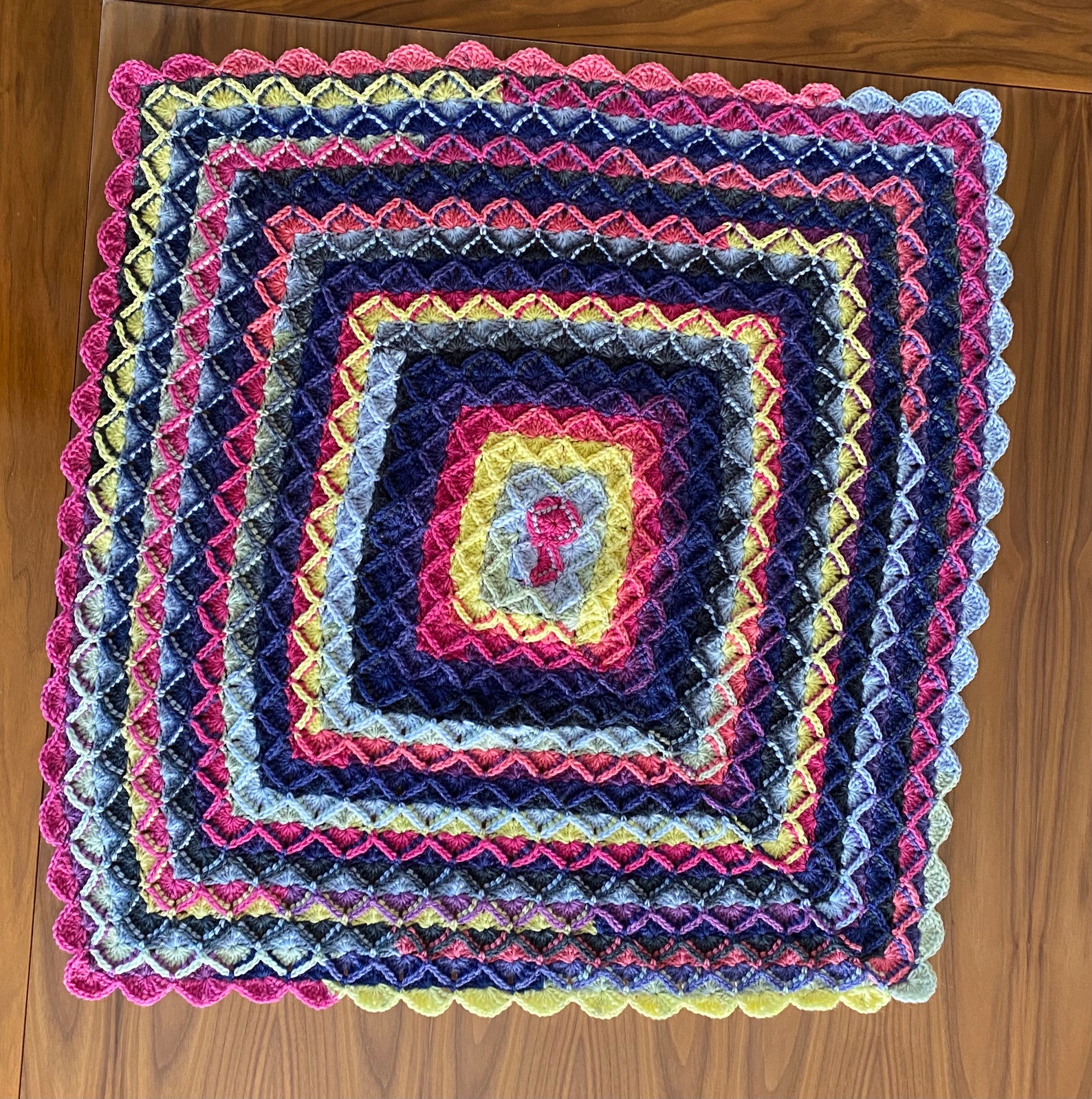 Bavarian Stitch Crochet Baby Blanket Etsy Denmark