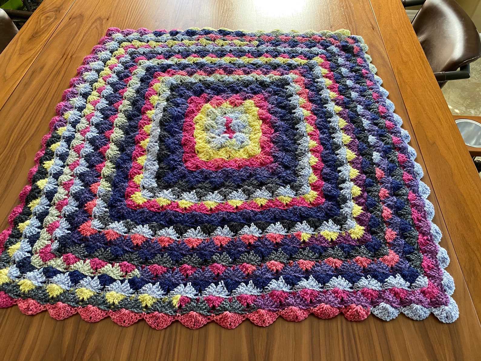 Bavarian Stitch Crochet Baby Blanket Etsy Denmark