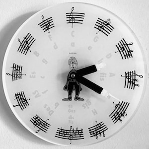 QUINTO&#39;CLOCK® - Wall clock with musical circle of fifths